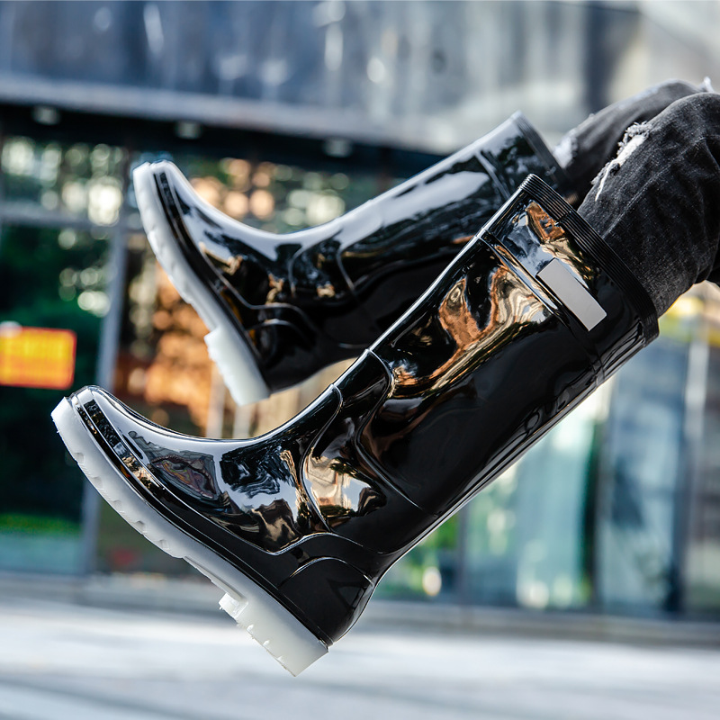 New Men Rain Boots High Rain B - đánh giá và giá Car Shampoo Ph