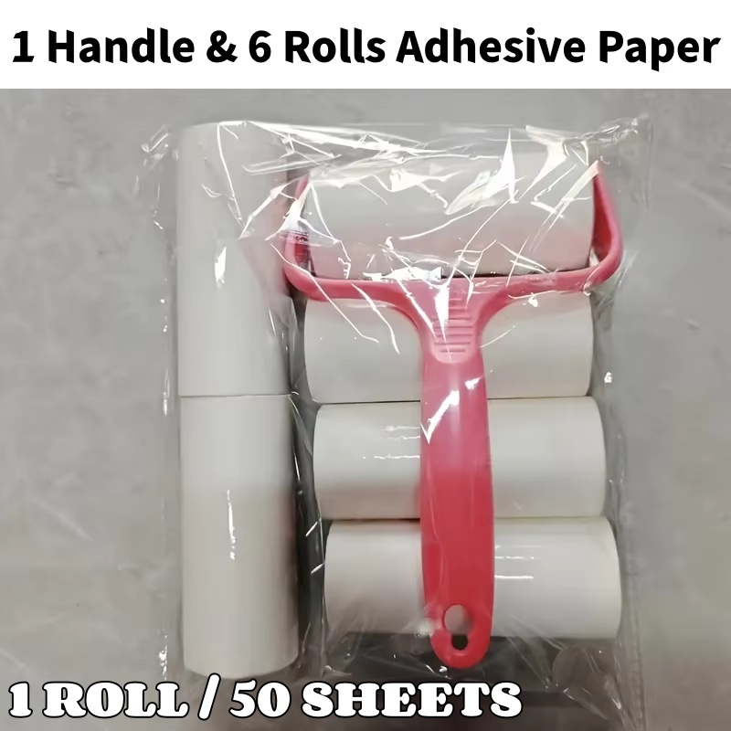 1/6pc Sticky Lint Roller Velve - đánh giá và giá Car Cleaning Brush
