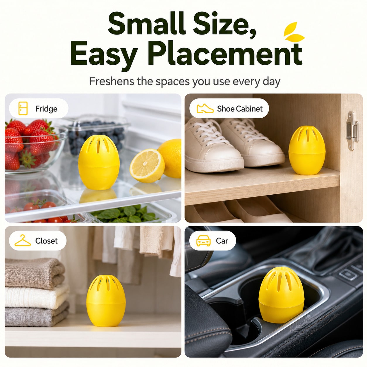 Lemon Fresh Deodorizer Egg, Lo - đánh giá và giá Odor Eliminator Car