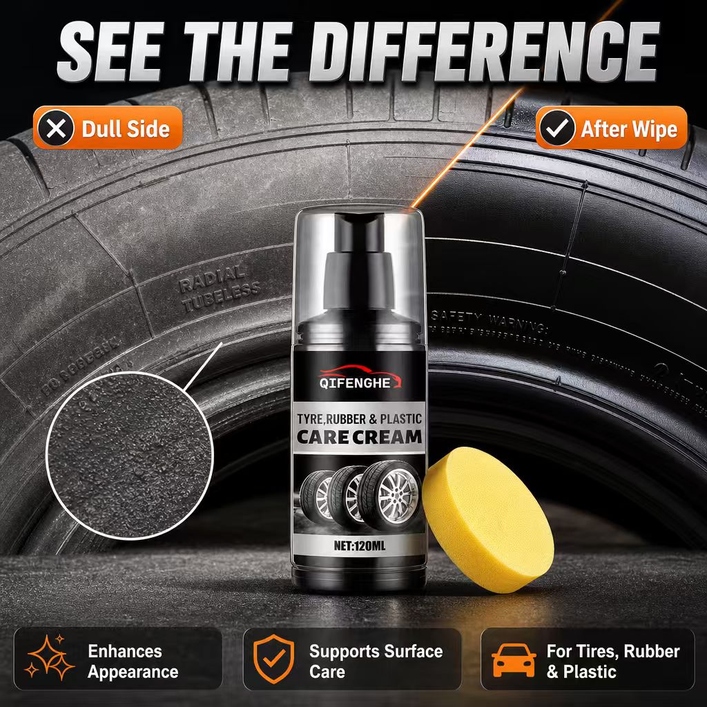 Tyre Rubber Plastic Care Cream - đánh giá và giá Trim Restorer Plastic