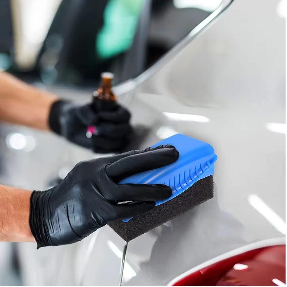 Car Wheel Sponge Brushes (W/ o - đánh giá và giá Wax Applicator Pad