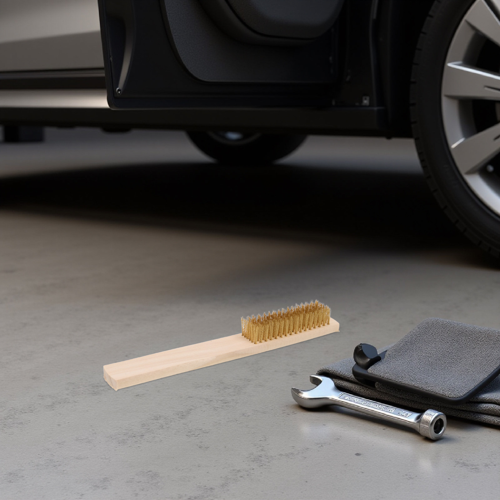 2Pcs Copper Wire Brush for Car - đánh giá và giá Car Cleaning Brush