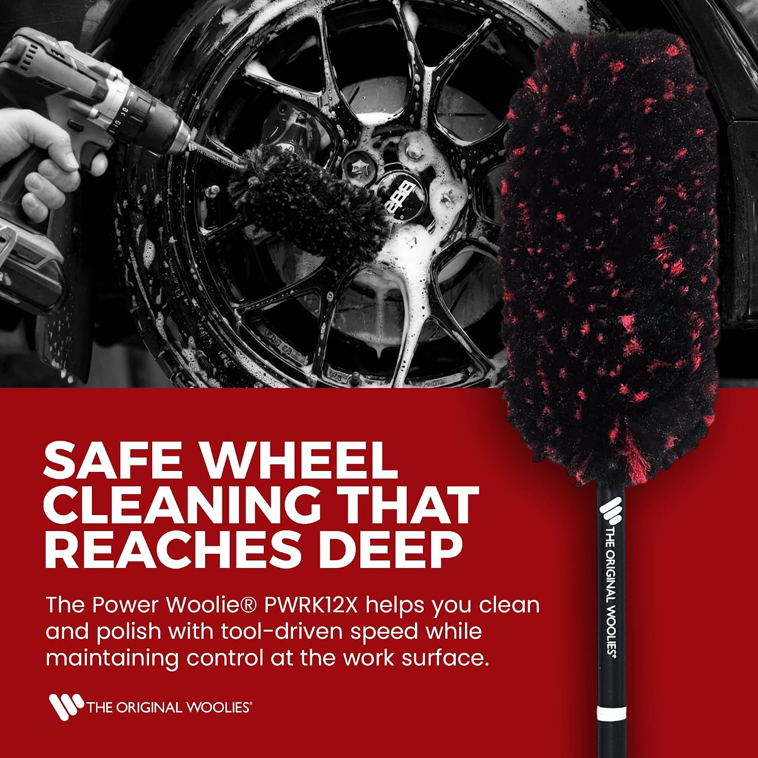 Drill Powered Wheel Cleaning B - đánh giá và giá Wheel Cleaner Alloy