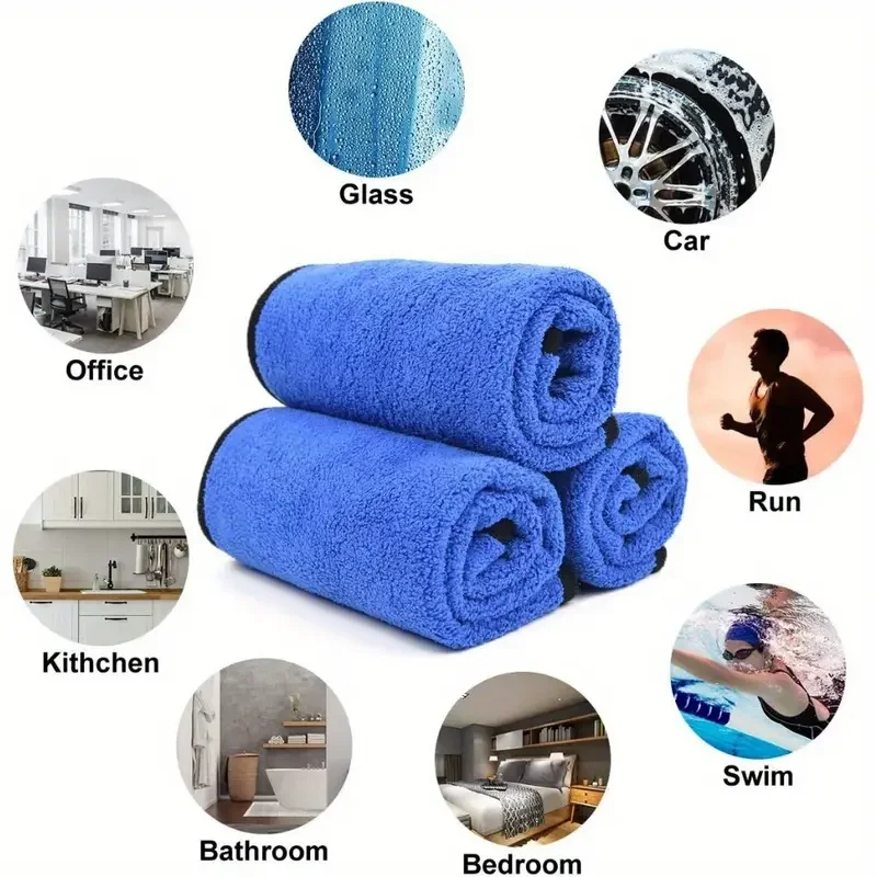 1-4pcs Soft Microfiber Car Was - đánh giá và giá Microfiber Towel Detailing