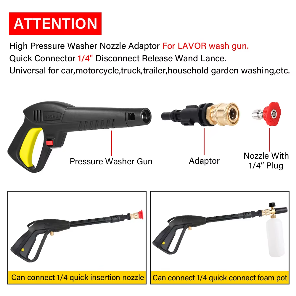 High Pressure Car Wash Quick 1 - đánh giá và giá Pressure Washer Foam Gun
