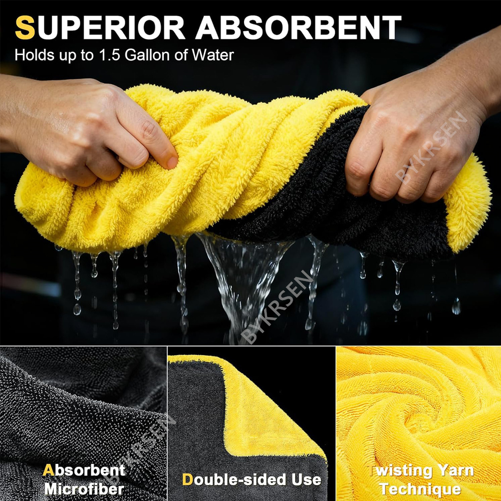 1800GSM Oversized Microfiber C - đánh giá và giá Microfiber Towel Detailing